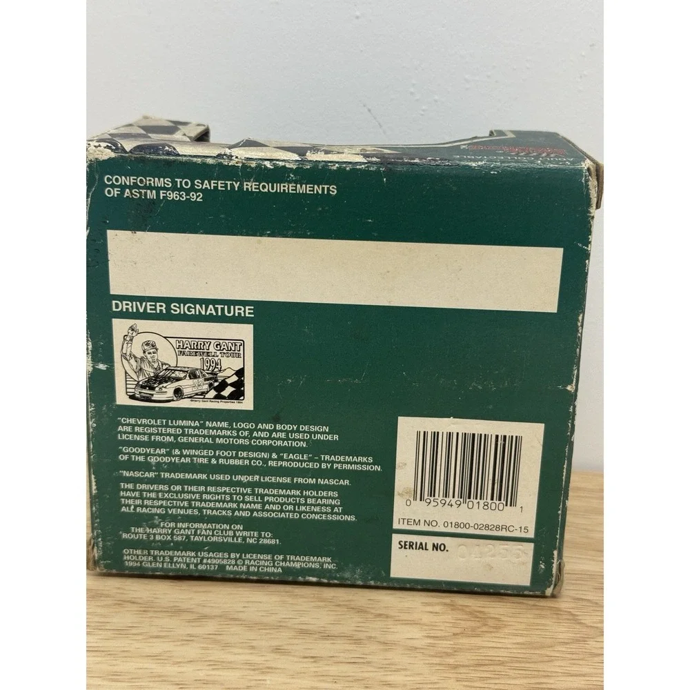 1994 HARRY GANT Farewell Tour #33‎ 1:64, Limited Ed, Rough-Martinsville #53